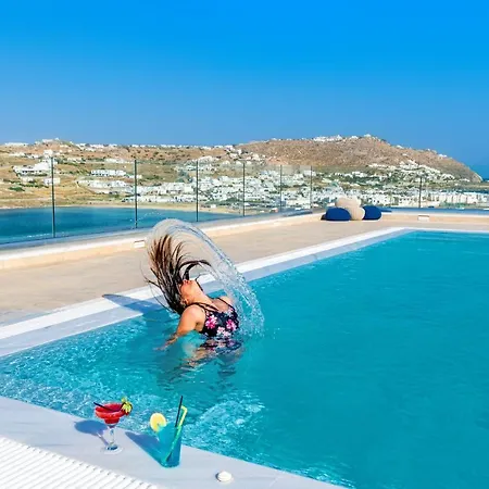 Corfos Blue Mykonos דירה אורנוס