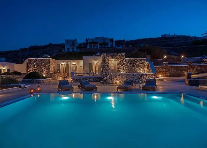 Апартаменты Corfos Blue Mykonos Орнос