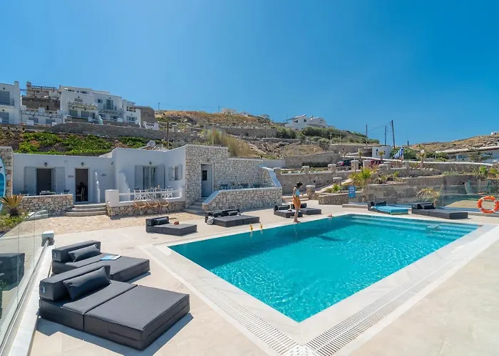 Corfos Blue Mykonos Апартаменты Орнос