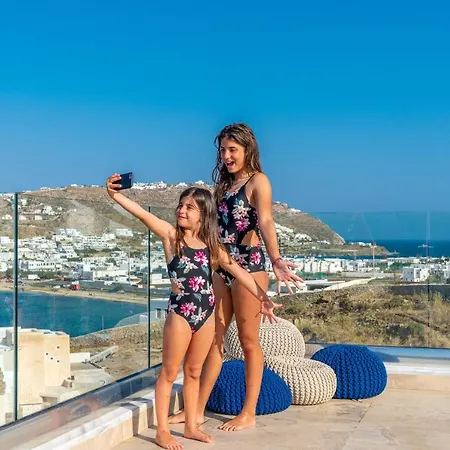Corfos Blue Mykonos شقة أورنوس