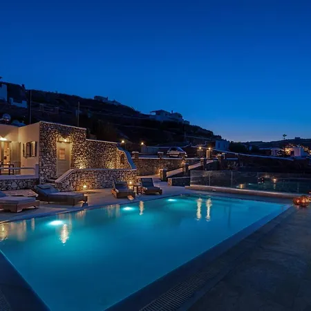 아파트 Corfos Blue Mykonos 오르노스